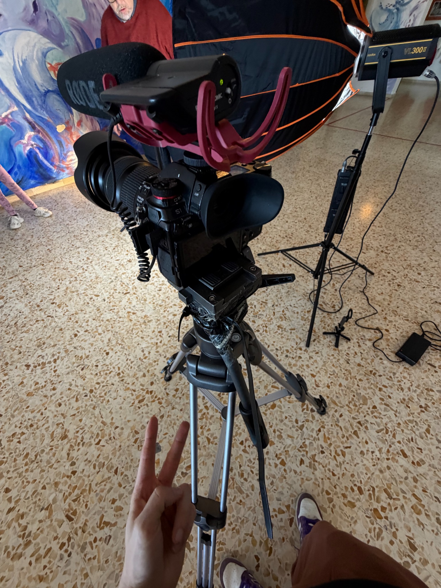 Camera e setup video sul set