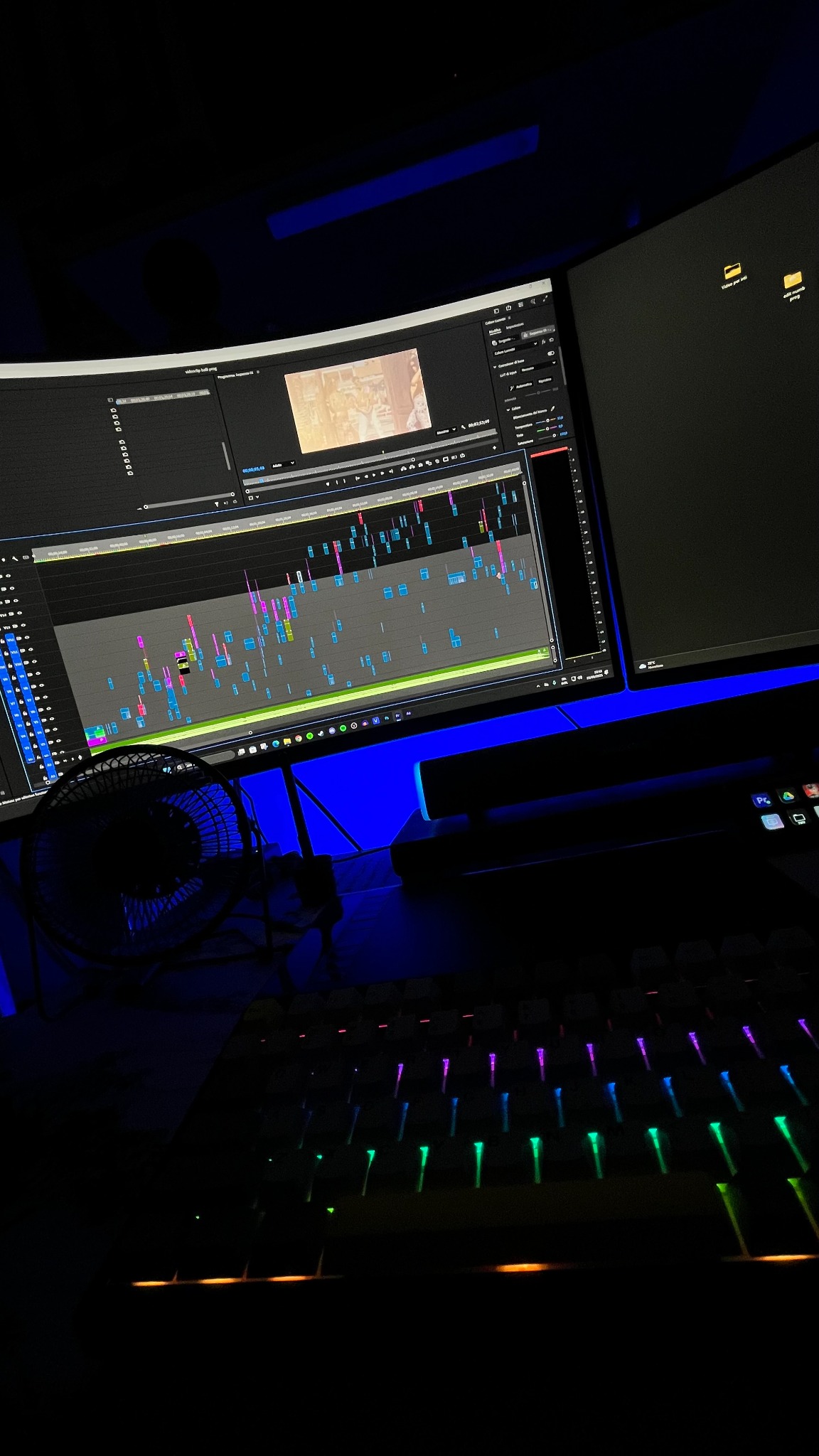 Postazione di montaggio video